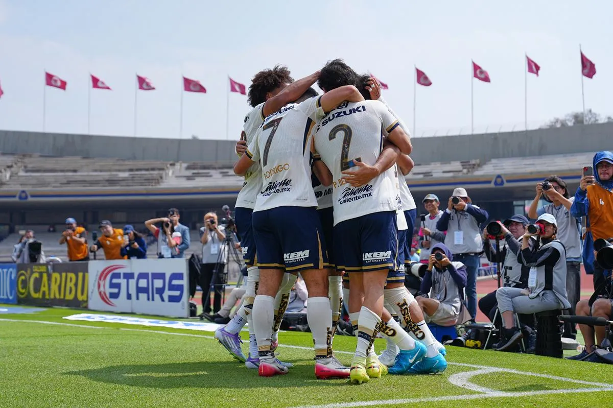 Pumas golea a Xolos y rompe su mala racha en el Apertura 2025