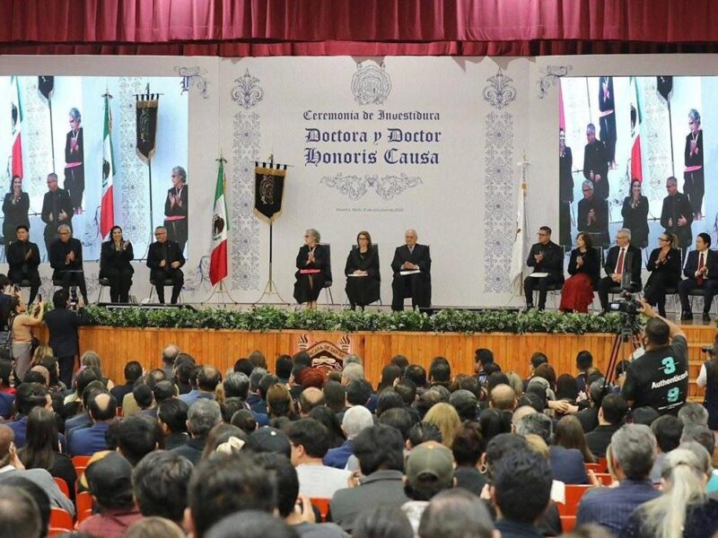 Reconoce Bedolla aportación de galardonados con doctorado honoris causa por la UMSNH