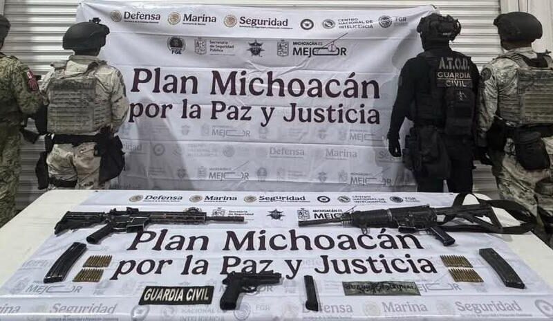 Reportan resultados de la operación “Paricutín” en Michoacán