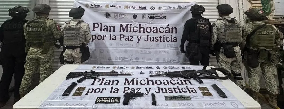Reportan resultados de la operación “Paricutín” en Michoacán