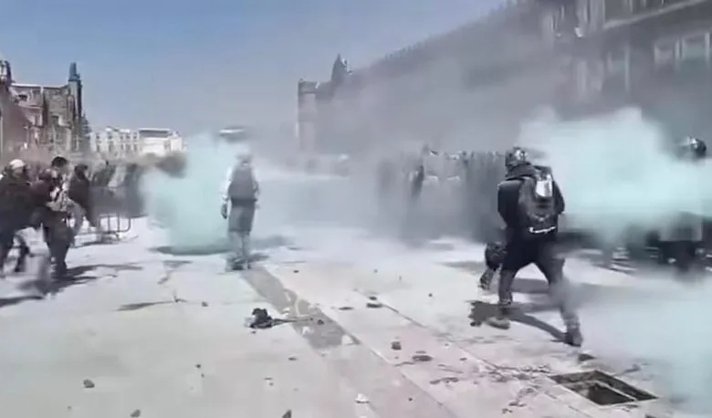 represión CDMX marcha Generación Z 1