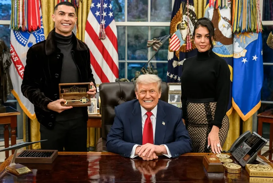 “Ronaldo es un tipo genial”: Trump destaca encuentro con Cristiano en la Casa Blanca-1