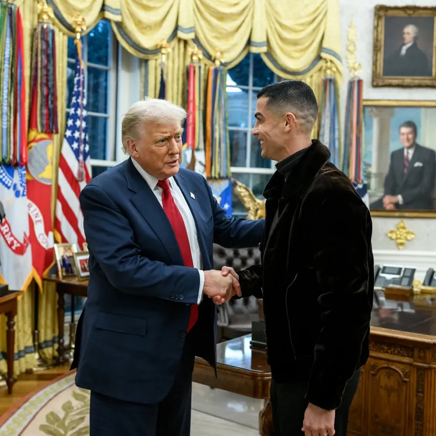 “Ronaldo es un tipo genial”: Trump destaca encuentro con Cristiano en la Casa Blanca-2