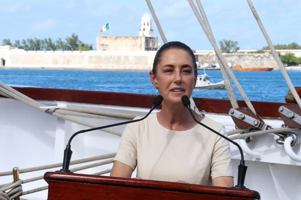 Sheinbaum llama a defender la independencia de México