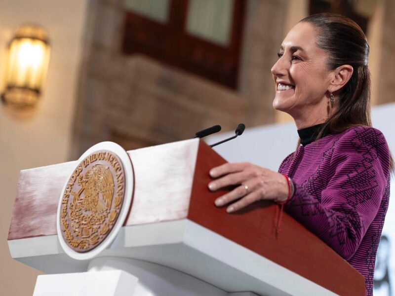 Sheinbaum plantea hacer mitin en diciembre por los siete años de la Cuarta Transformación