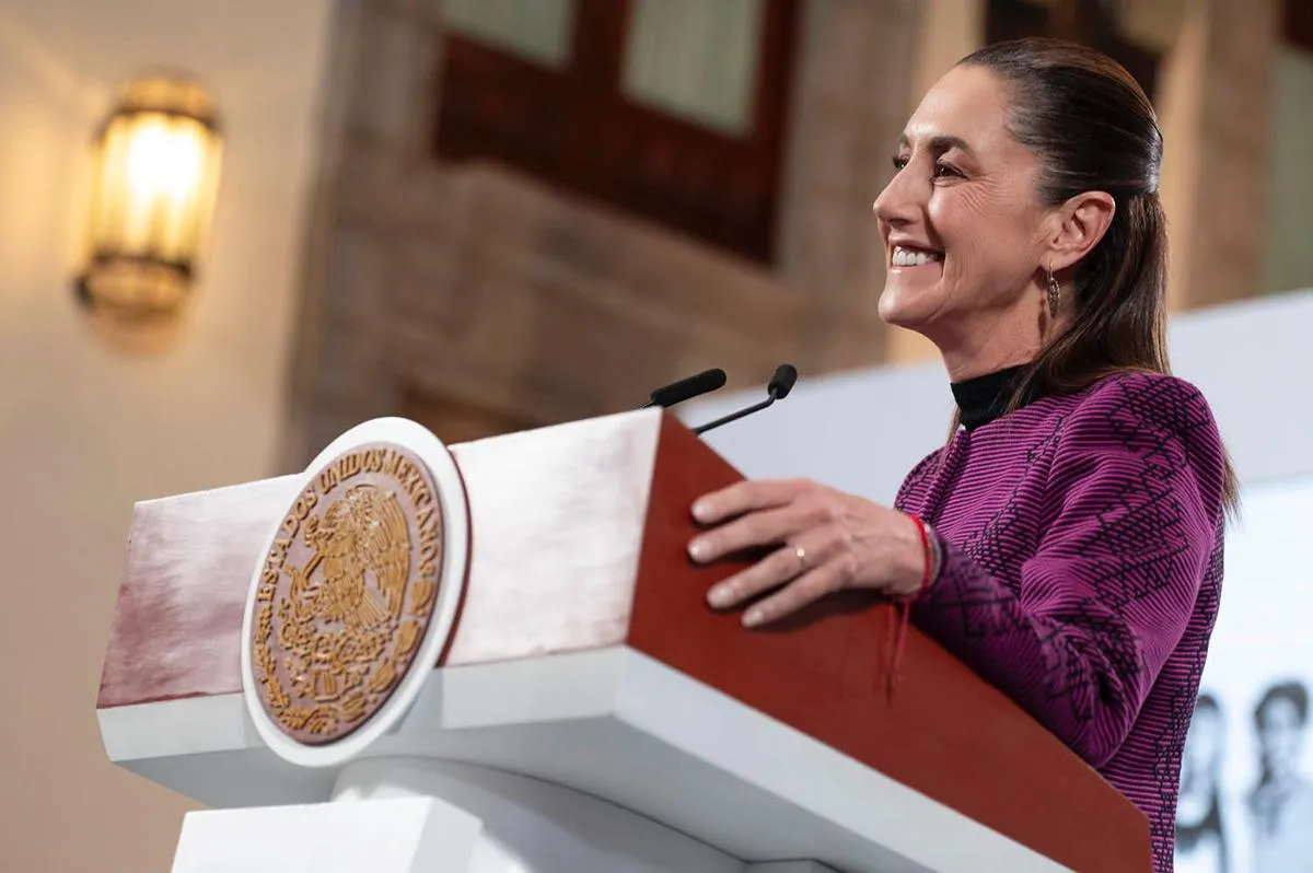 Sheinbaum plantea hacer mitin en diciembre por los siete años de la Cuarta Transformación