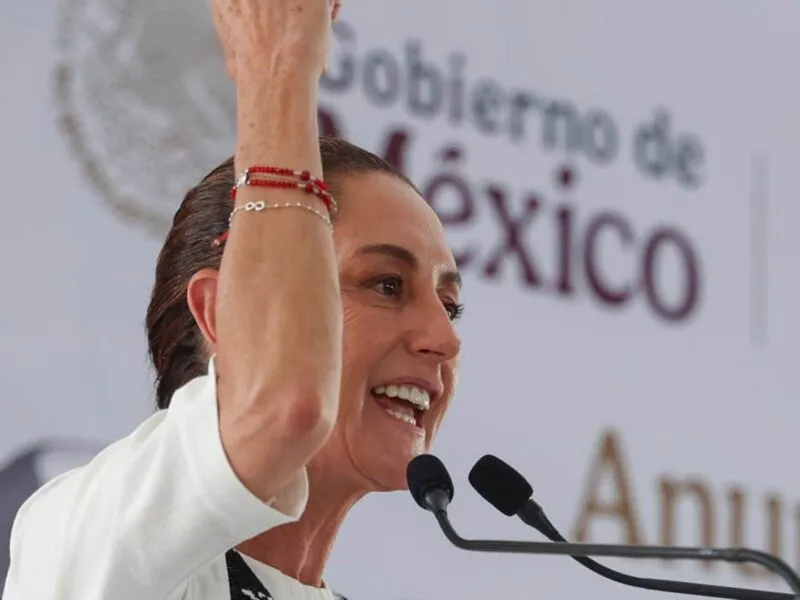 sheinbaum protestas en zócalo cdmx