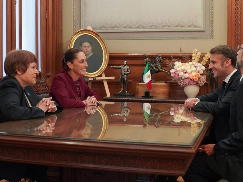 Sheinbaum y Macron buscan erradicar violencia contra las mujeres a nivel mundial