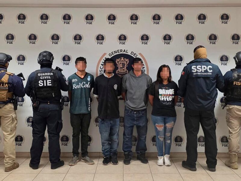 SSP, SSPC y FGE rescatan víctima privada de la libertad y detienen a 4 implicados