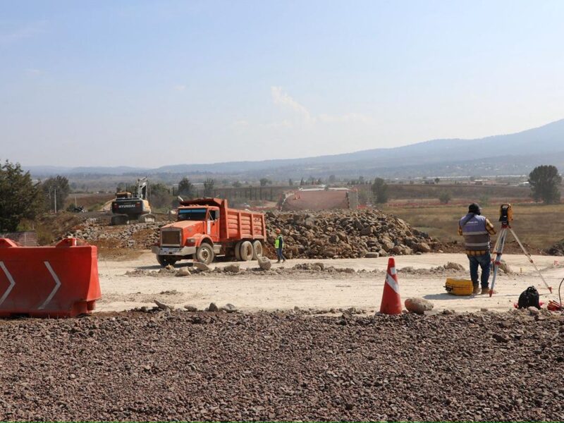 Supervisa Bedolla avance del 75% del primer segmento del segundo anillo periférico de Morelia