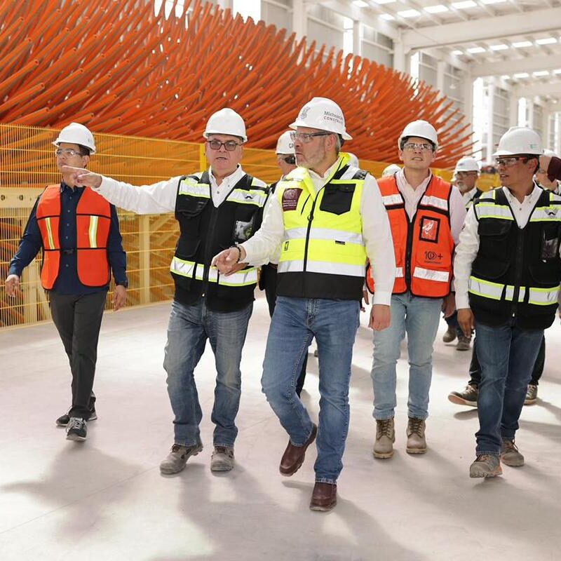 Supervisa Bedolla construcción de planta Arauco; empresa invierte 300 millones de dólares