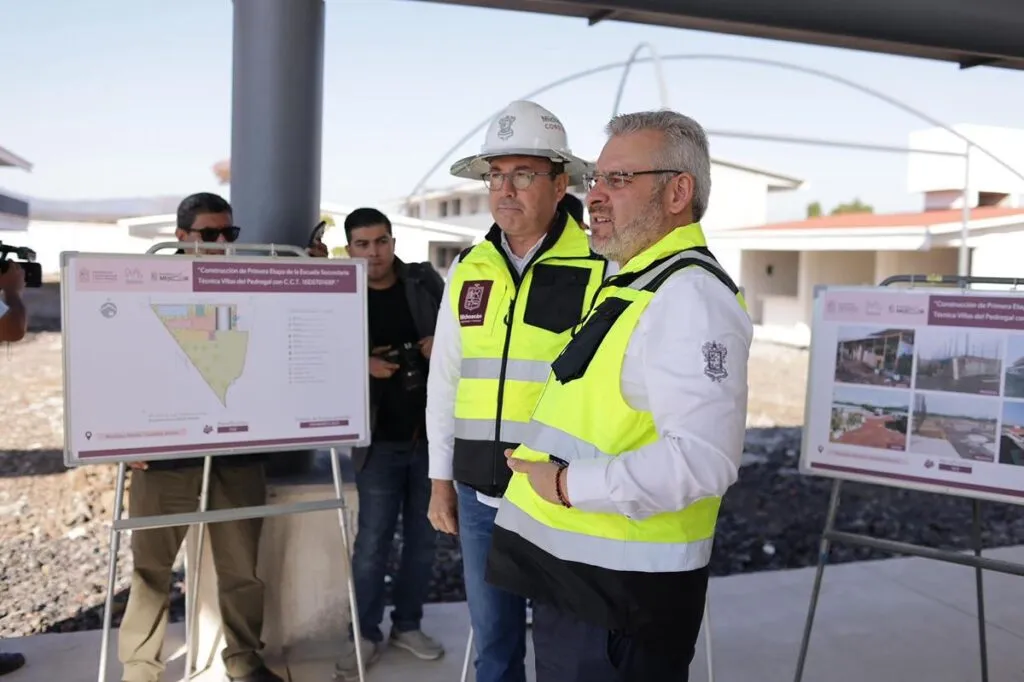 Supervisan avance de obras en Villas del Pedregal