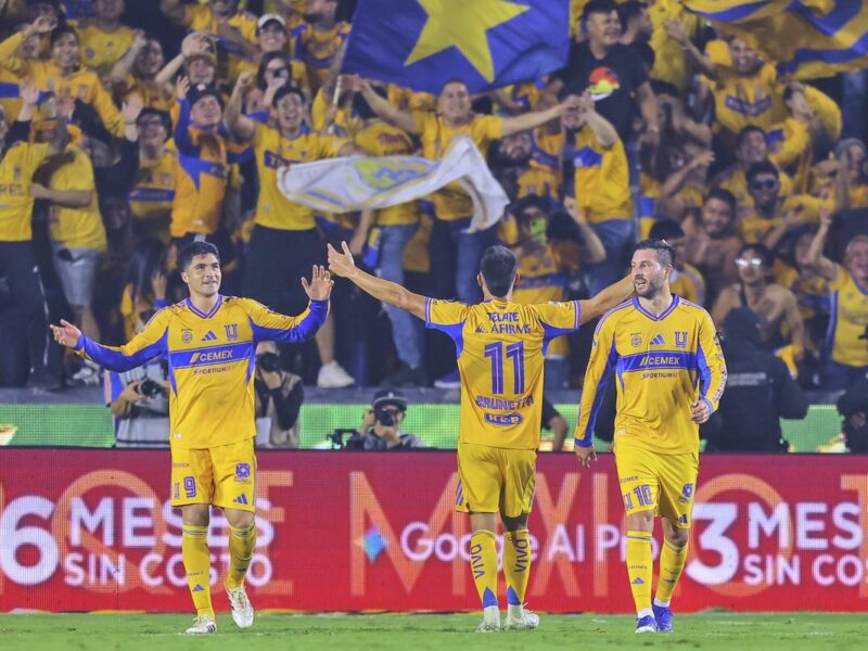 Tigres da el zarpazo con goleada a Xolos para clasificar a semifinales