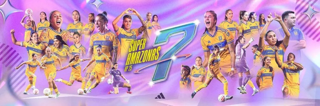Tigres Femenil conquista su séptima estrella al vencer al América