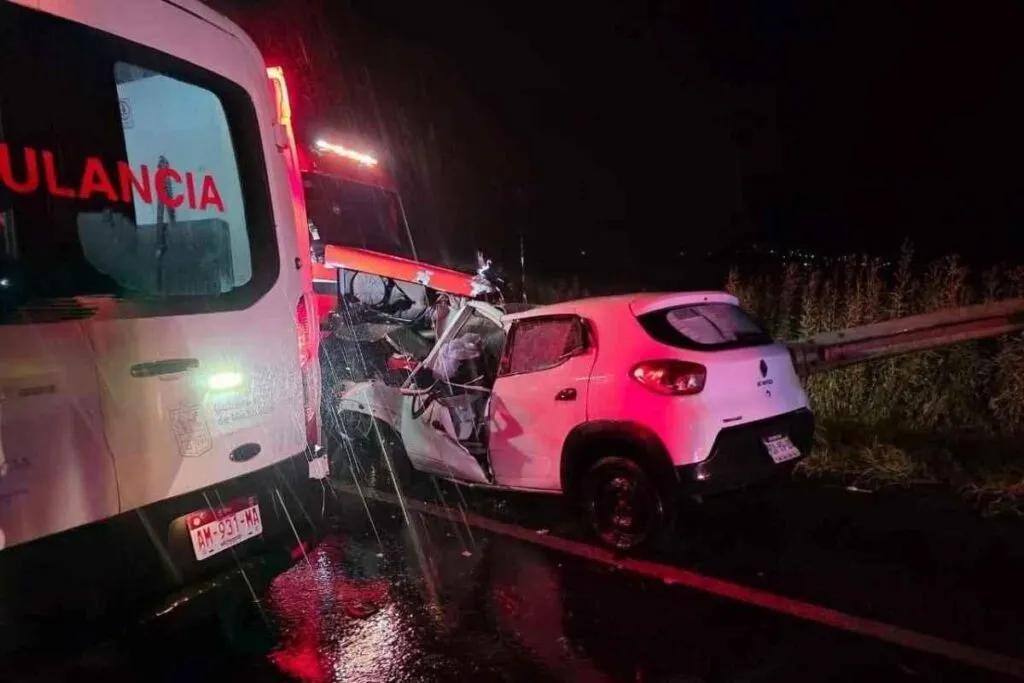 Un accidente en la carretera Zacapu-Villa Jiménez resultó en la muerte de un hombre