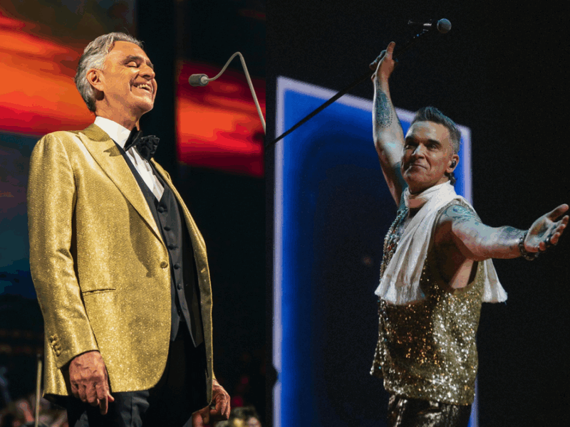 Andrea Bocelli, Robbie Williams y Nicole Scherzinger encabezarán la gala del sorteo del Mundial 2026