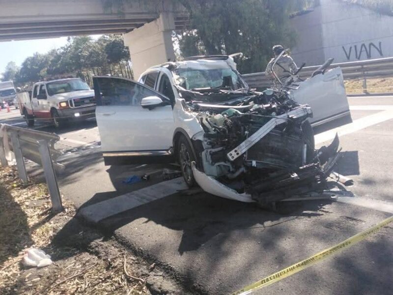 Aparatoso accidente en la autopista de Occidente deja una persona fallecida y cuatro más lesionadas