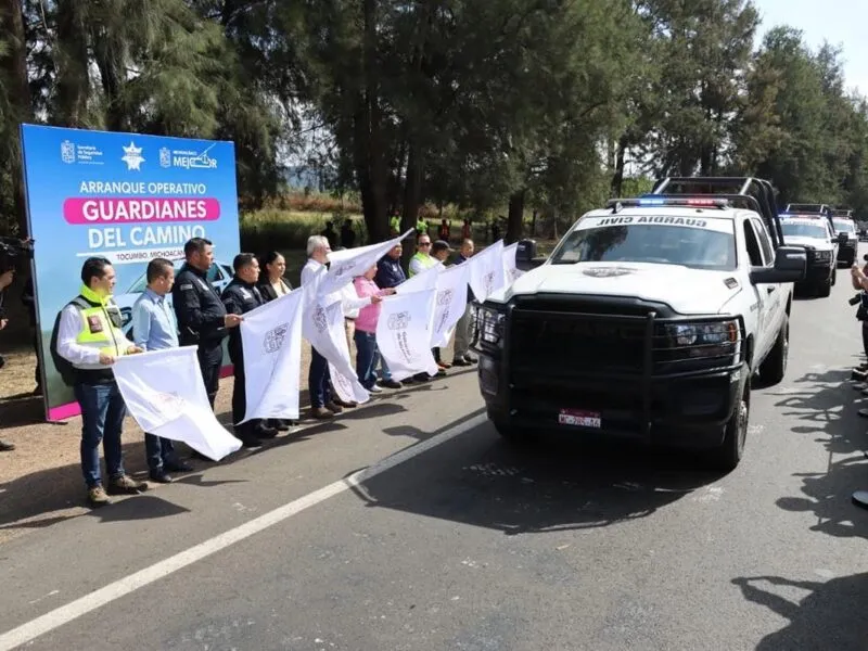 Bedolla da el banderazo de salida del operativo Guardianes del Camino