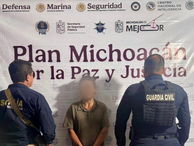 Detenido presunto abusador sexual en Huaniqueo: SSP