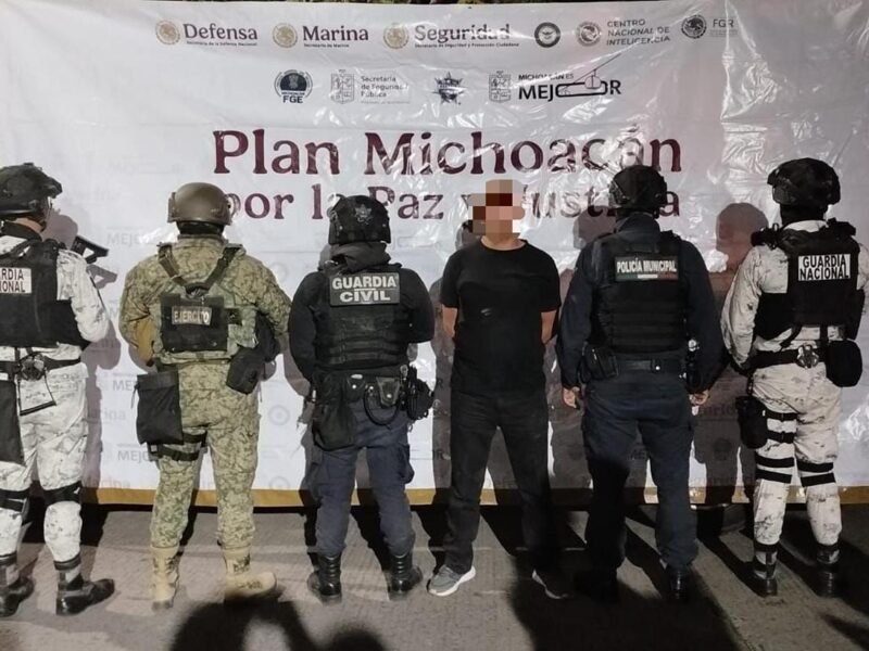 detenidos Jacona LC SSP armas
