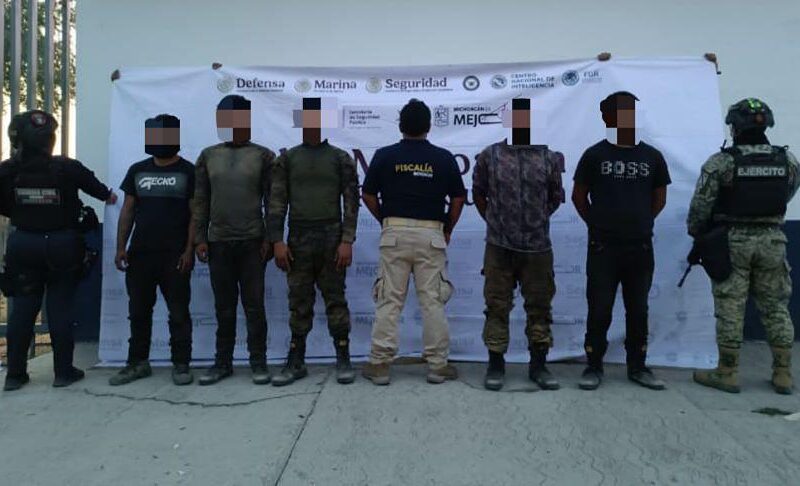 En Buenavista, detenidas 6 personas en posesión de 7 fusiles: SSP