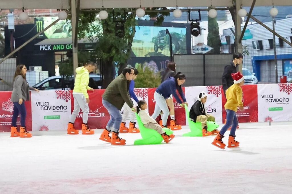 Este sábado arranca la pista de hielo y espectáculo de patinaje en Ceconexpo de Morelia