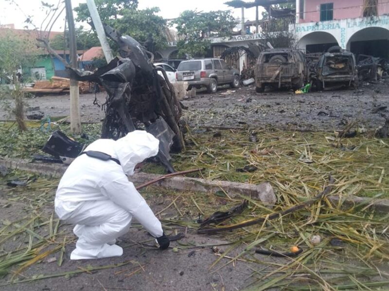 Explosión en de coche bomba en Coahuayana es investigado como terrorismo: FGR
