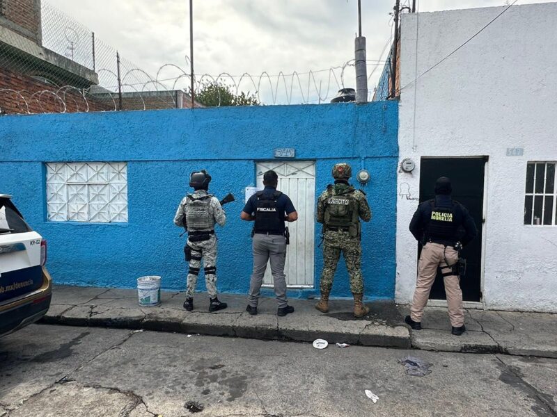 FGE cateo en Morelia detenciones