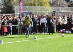 ¡Compromiso cumplido! Inaugura Bedolla 2 canchas de fútbol 7 en Secundaria 2 de Morelia