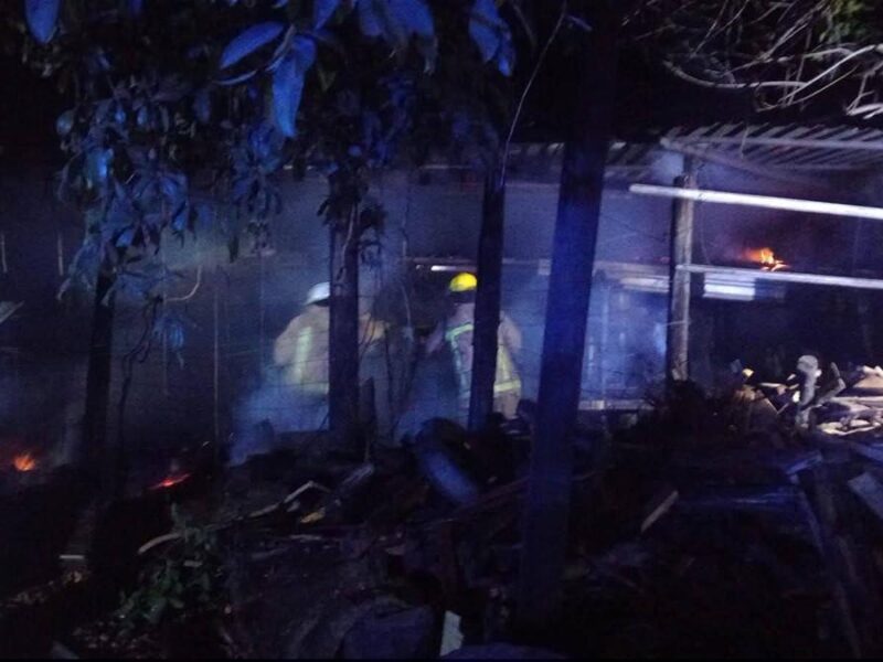 incendio domicilio abandonado Apatzingán 1