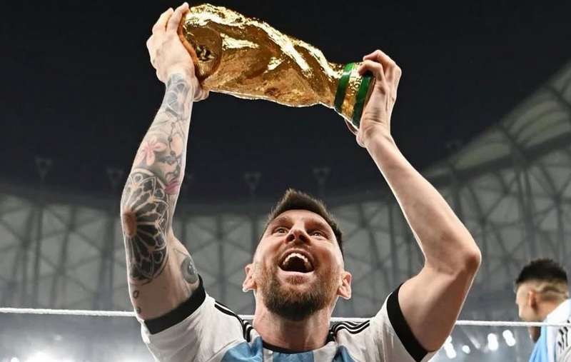 India rinde homenaje a Lionel Messi con un monumento de 21 metros