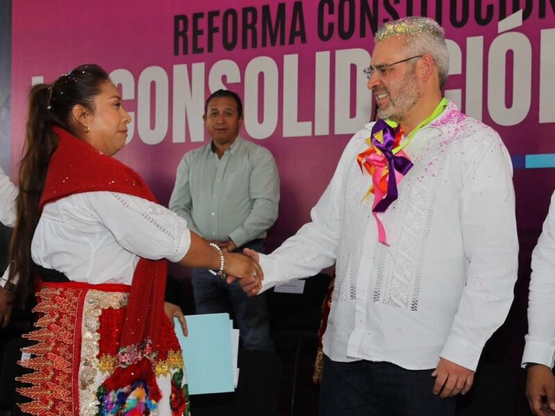 Más de 163 mil habitantes de 48 pueblos originarios ya ejercen el autogobierno: Bedolla