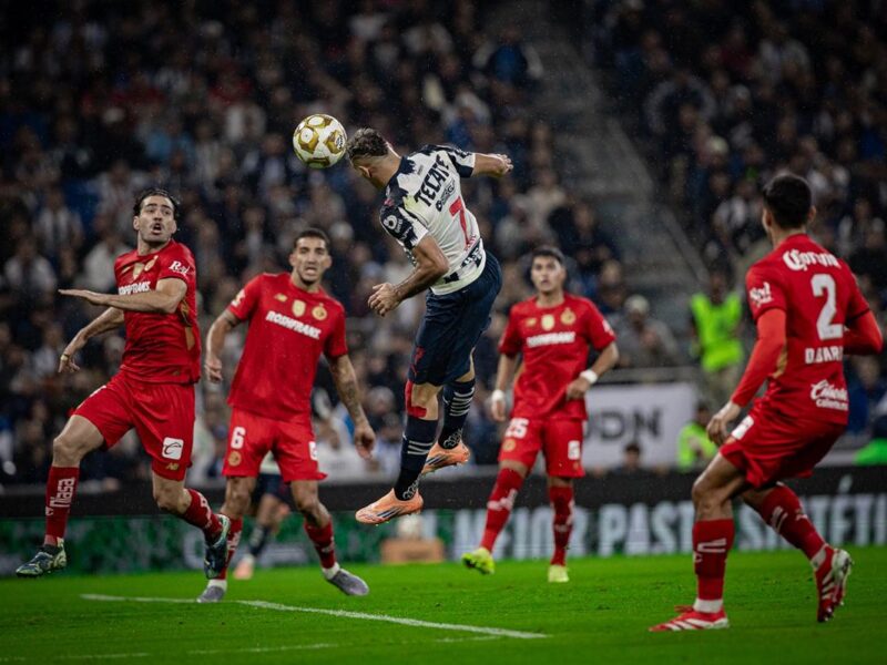 Monterrey pega primero al vencer 1-0 a Toluca en la ida de semifinales