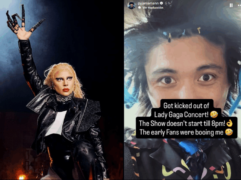 “Pyjama Man”, famoso por sus intrusiones virales, fue expulsado del concierto de Lady Gaga en Brisbane