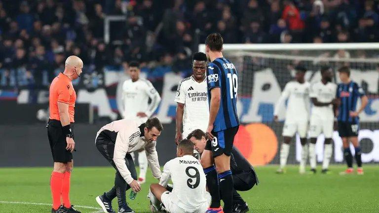 ¡Real Madrid iniciará el 2026 con problemas: Kylian Mbappé fuera tres semanas por lesión!