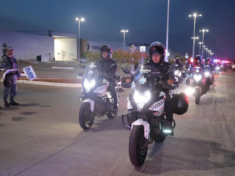 SSP refuerza vigilancia en Zamora y Jacona con 31 agentes motorizados