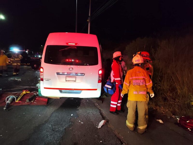 víctimas accidente vehicular en la Morelia Charo