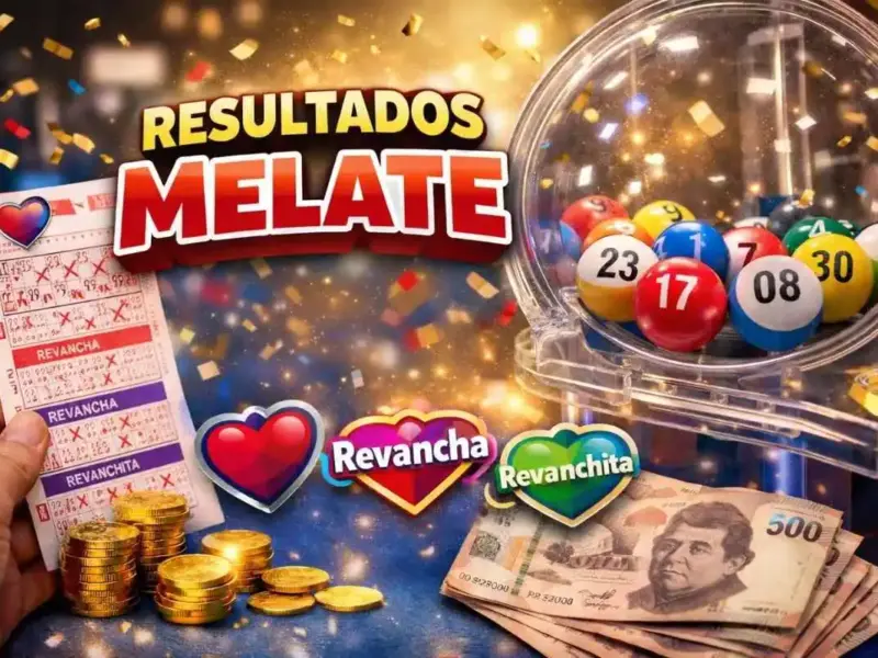 Es momento de que conozcas los Resultados y números ganadores del Sorteo Melate, Revancha y Revanchita número 4168 de hoy viernes 30 de enero de 2026. ¡Ya te viste millonario!