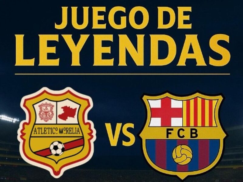 ¿A qué hora juega Atlético Morelia vs Barcelona? Dónde ver el Juego de Leyendas 2026