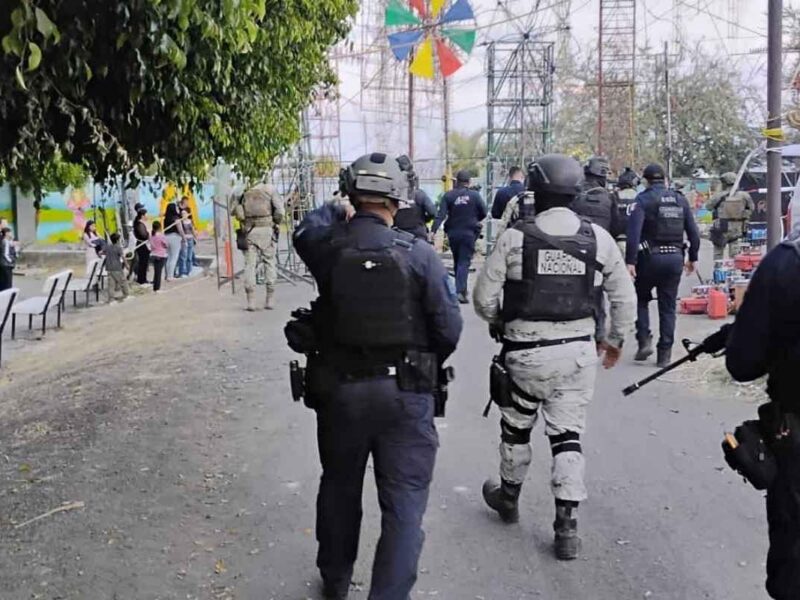 “Alto a la apología del Delito! Desmantelan castillo pirotécnico narco en fiestas patronales
