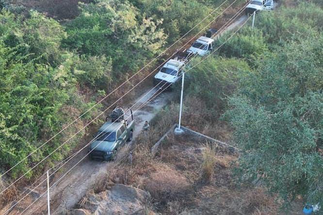 Apatzingán SSP explosivos incineración marihuana detenidos 1