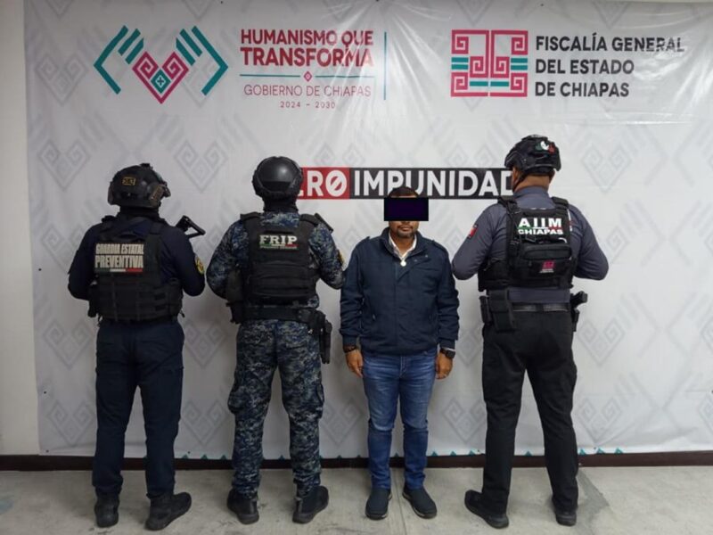Aprehenden al alcalde chiapaneco de Cintalapa por corrupción, malversación de recursos y abuso de autoridad