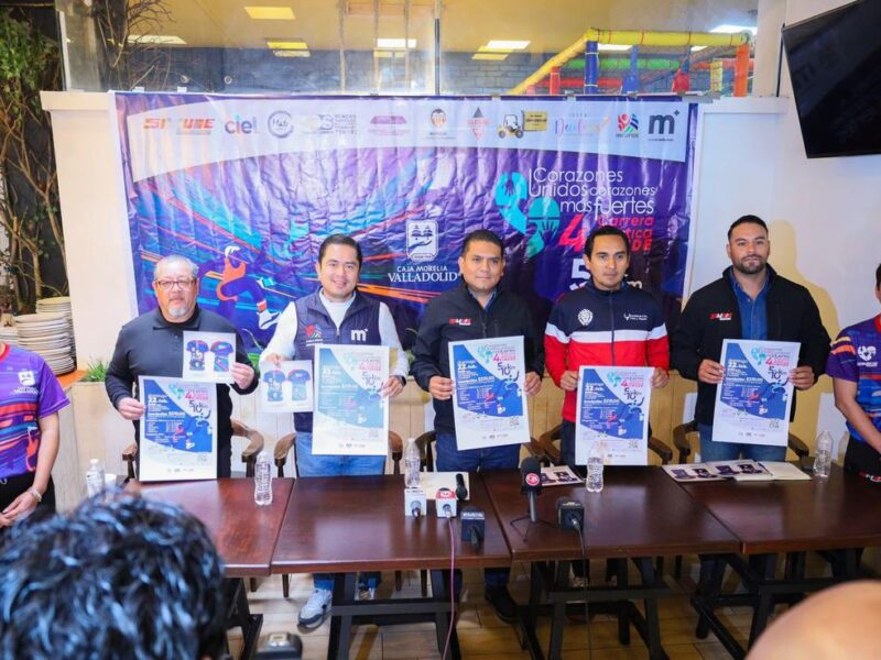 Arrancan las carreras atléticas en Morelia con la 4ª Carrera Simude 2026