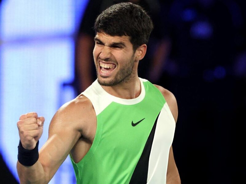 Carlos Alcaraz por primera ocasión avanzó a semifinales en el Australian Open 2026
