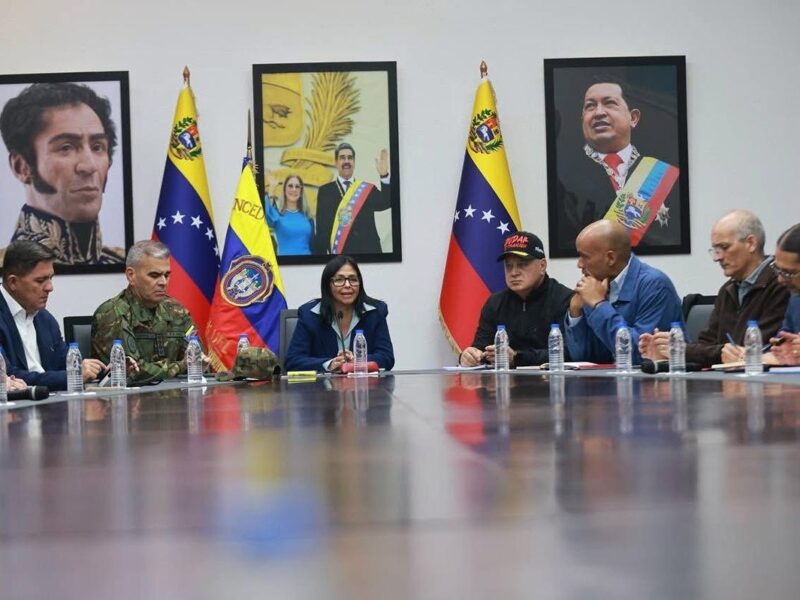 Delcy Rodríguez llama a Trump a establecer relaciones de respeto entre Venezuela y EU