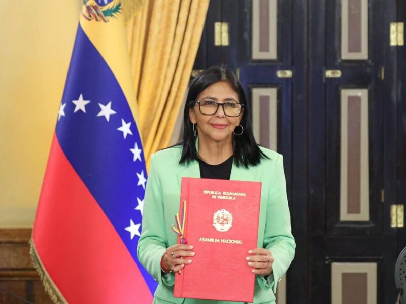 Delcy Rodríguez presidenta Venezuela Trump