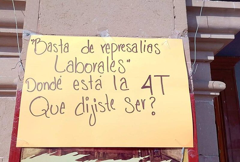 Despidos injustificados y protesta en Apatzingán; trabajadores acusan represalias de Fanny Arreola