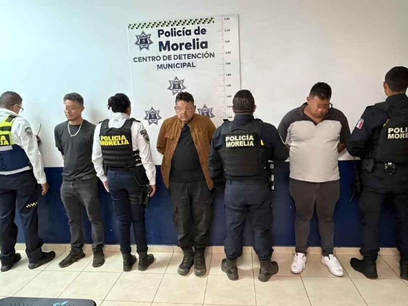 Detienen en Morelia a tres hombres fuertemente armados; uno ligado al homicidio de Hipólito Mora