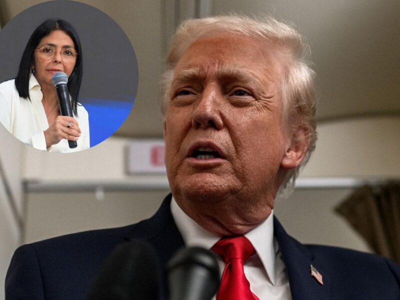 Donald Trump reveló una “excelente” llamada con Delcy Rodríguez, presidenta encargada de Venezuela