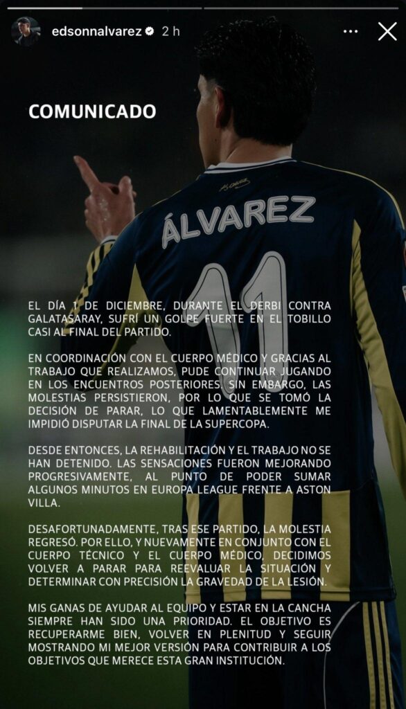 Edson Álvarez podría quedar fuera del Mundial 2026!